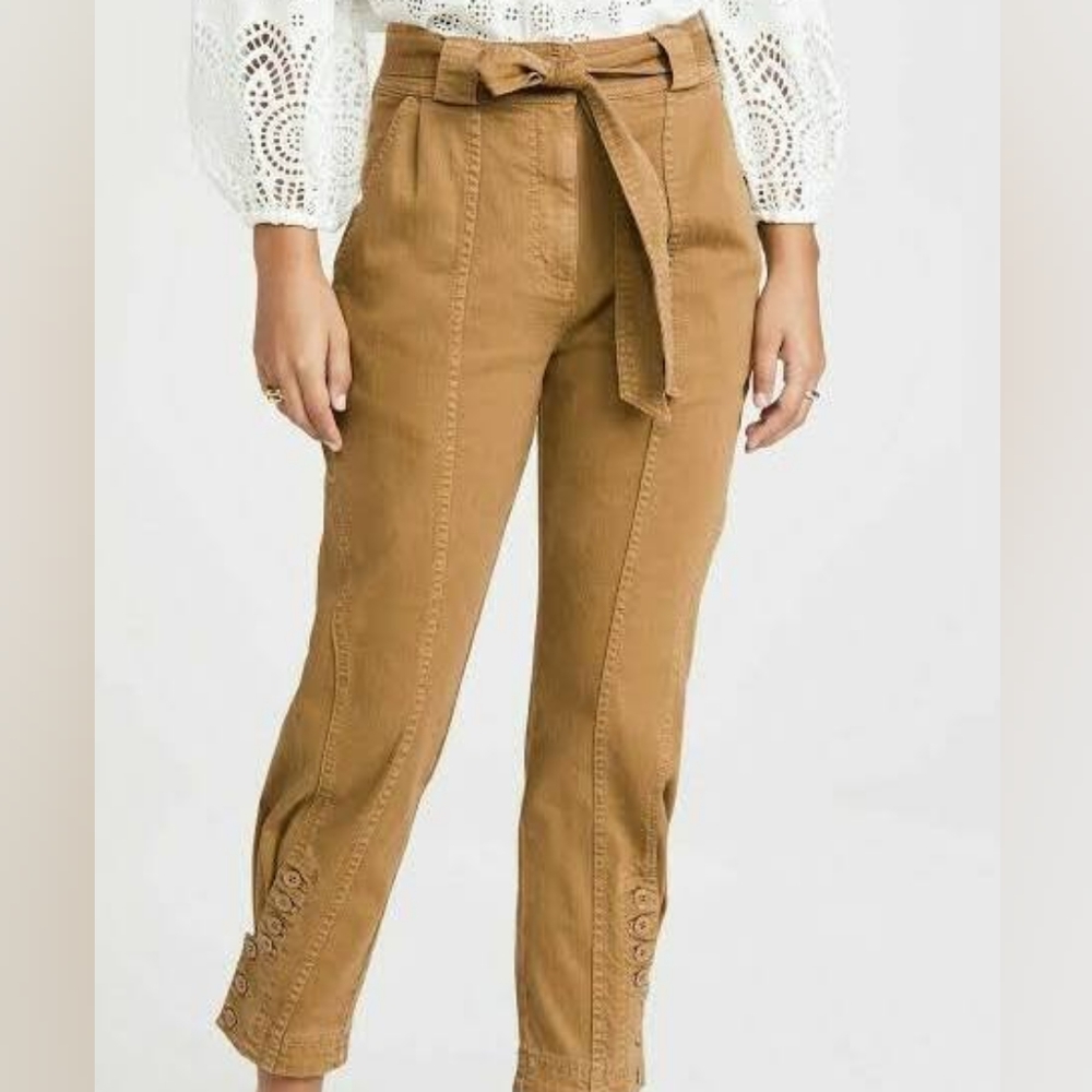 NWT Ulla Johnson Carmen Jean Teak Sz 2